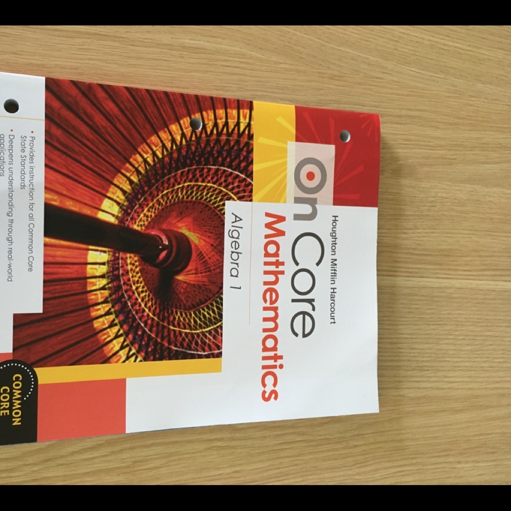 New On core mathematics algebra 1 workbook